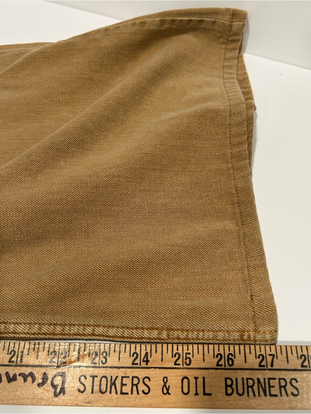 Free People We The Free Wide Leg Jeans Brown High Waist 27 Cotton OB885008 EUC - Picture 10 of 11